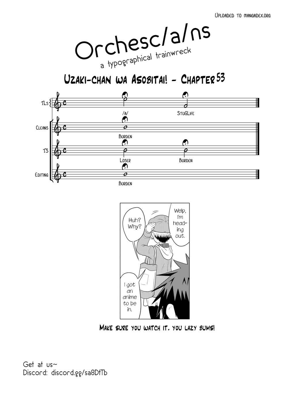 Page 13 Chapter 53 Uzaki-chan wa Asobitai!