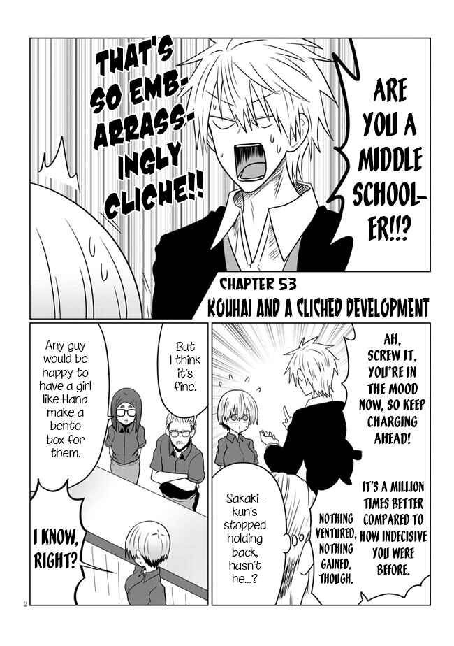 Page 2 Chapter 53 Uzaki-chan wa Asobitai!