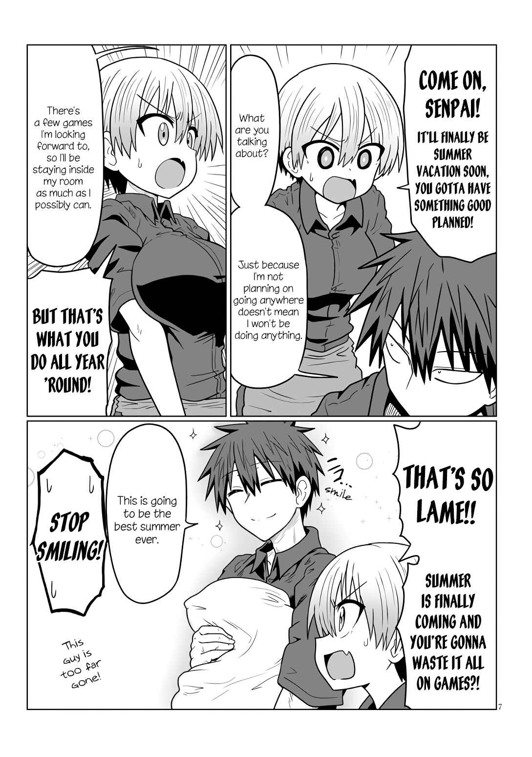 Page 7 Chapter 18 Uzaki-chan wa Asobitai!