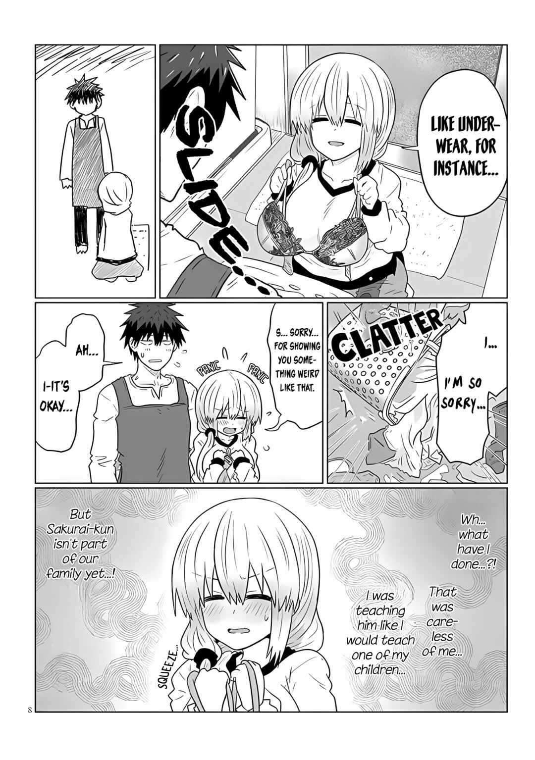 Page 8 Chapter 111 Uzaki-chan wa Asobitai!
