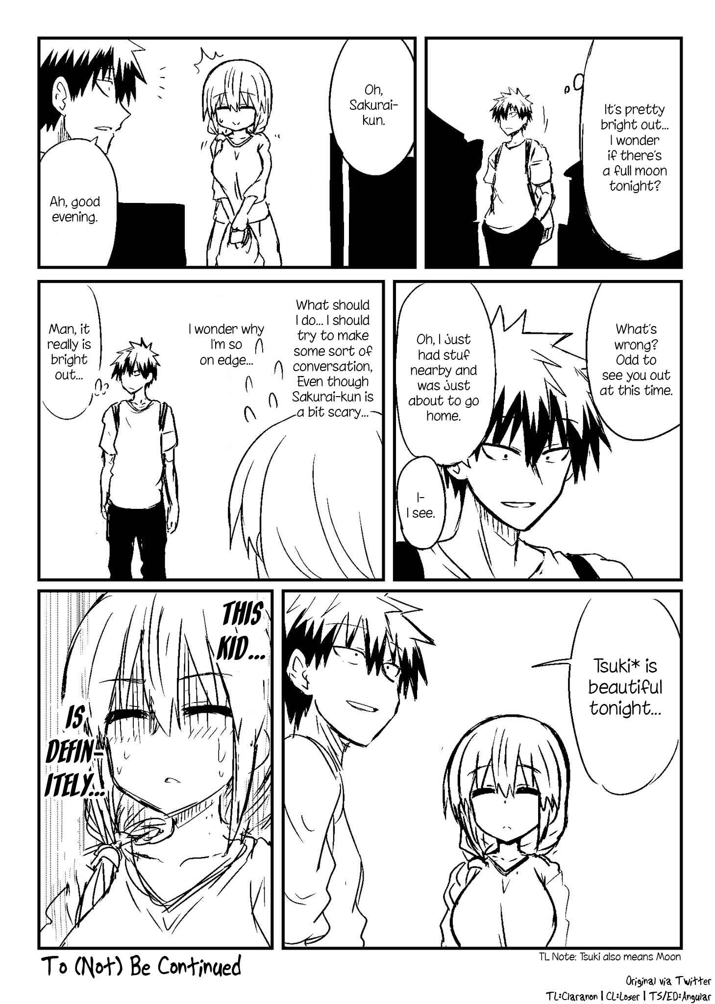 Page 1 Chapter 24.1 Uzaki-chan wa Asobitai!