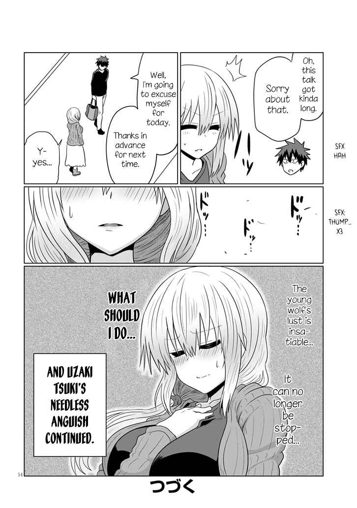 Page 14 Chapter 50 Uzaki-chan wa Asobitai!