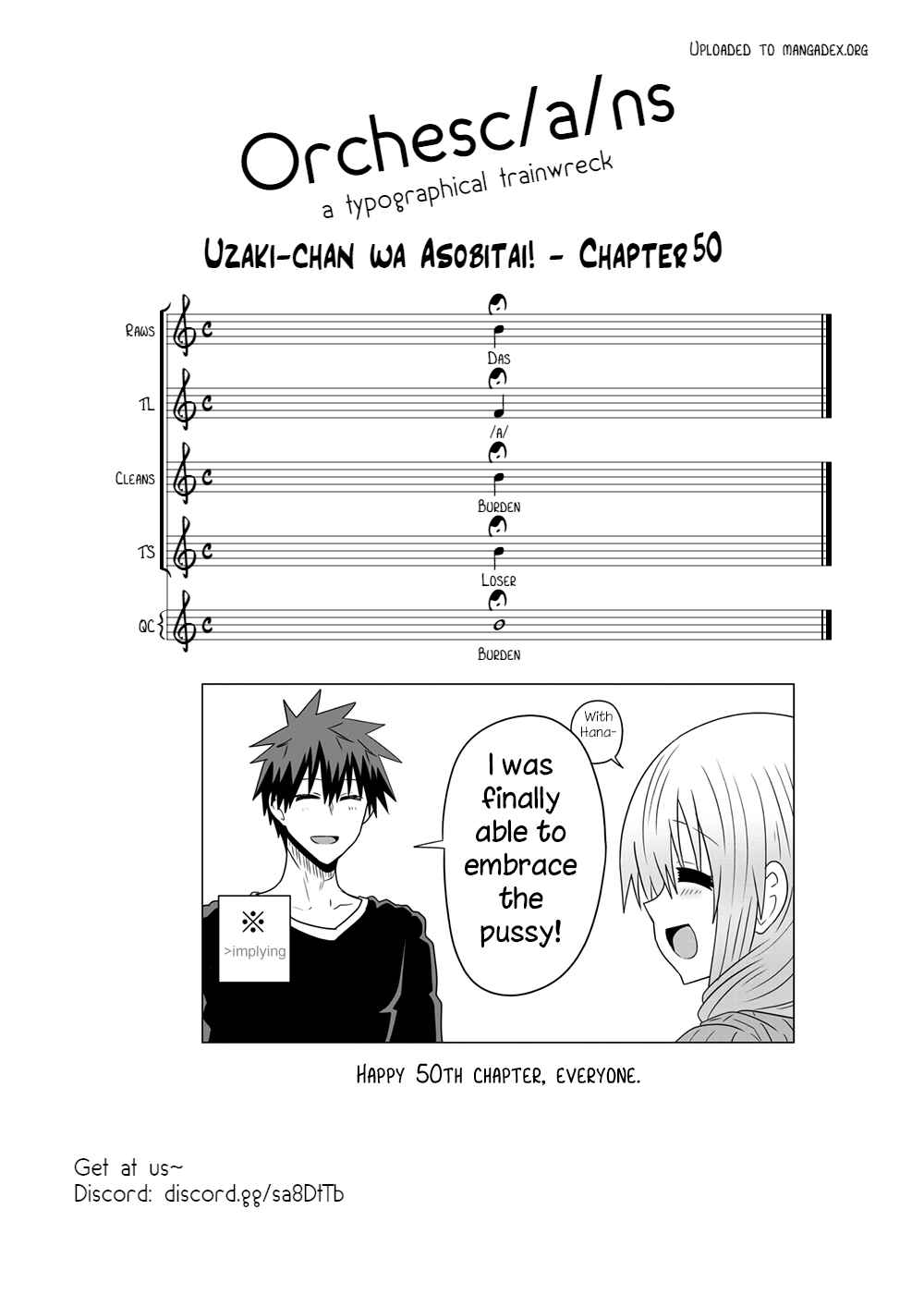 Page 15 Chapter 50 Uzaki-chan wa Asobitai!