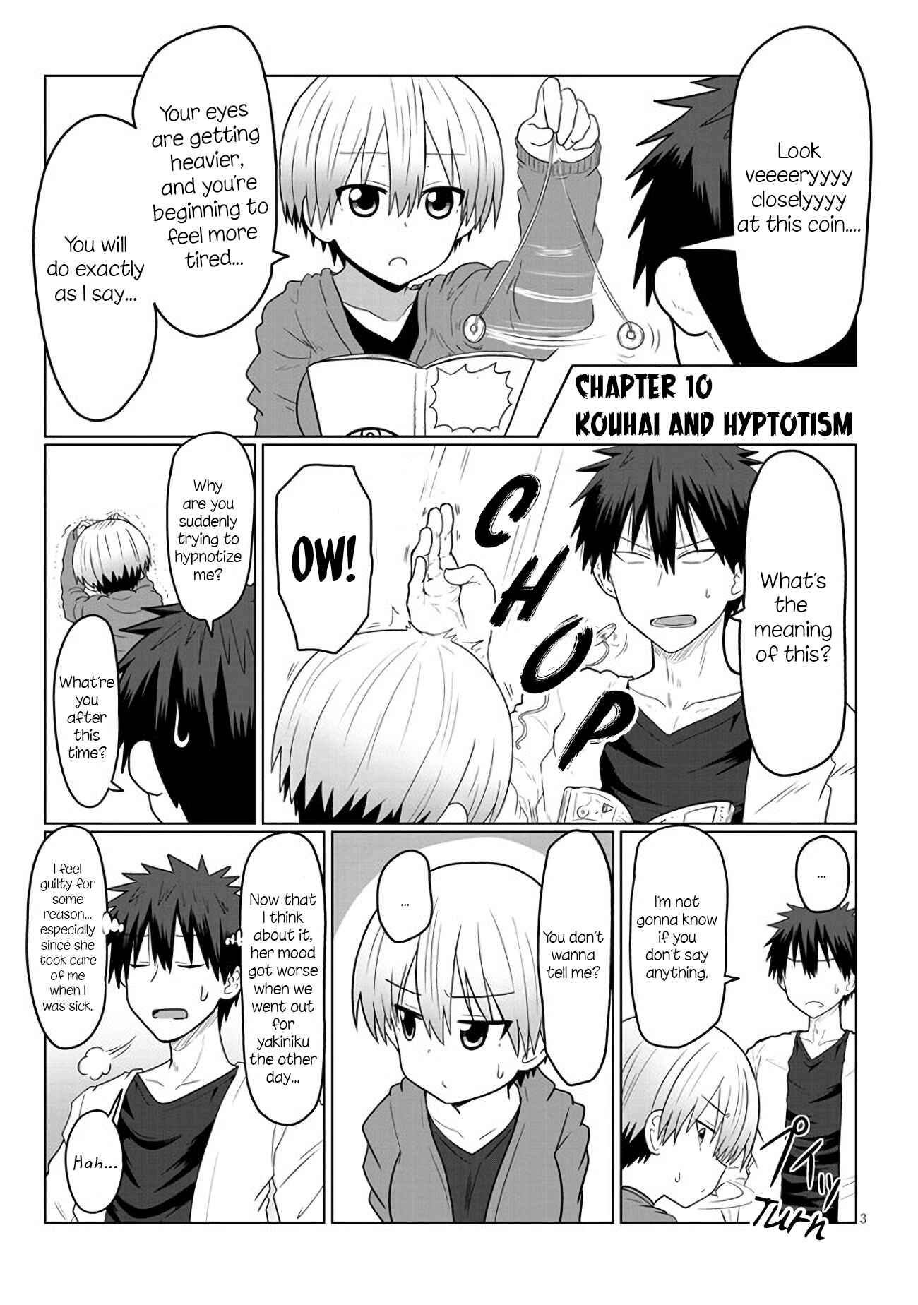 Page 3 Chapter 10 Uzaki-chan wa Asobitai!