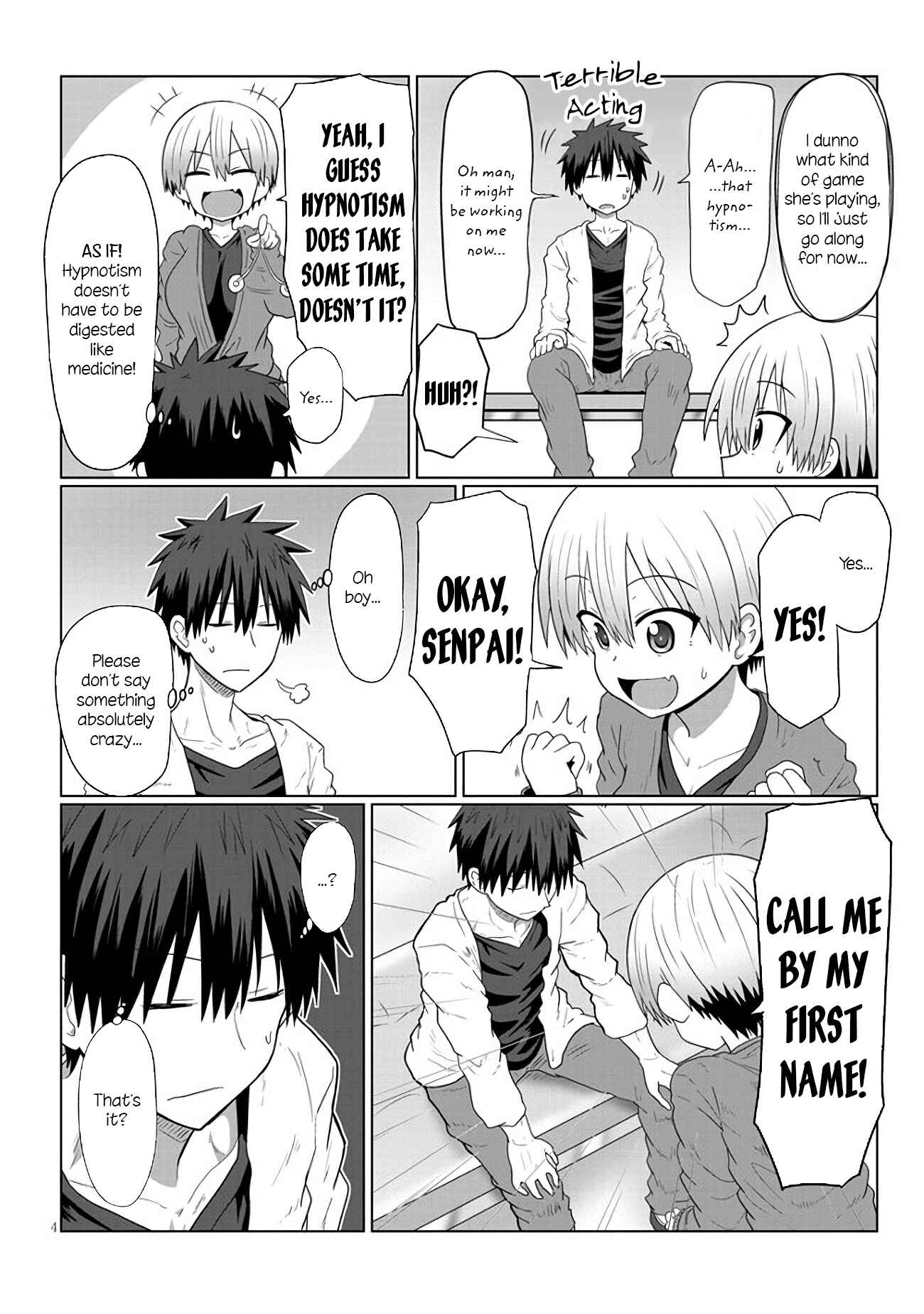 Page 4 Chapter 10 Uzaki-chan wa Asobitai!