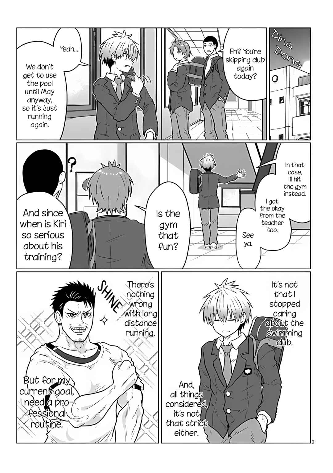 Page 3 Chapter 112 Uzaki-chan wa Asobitai!