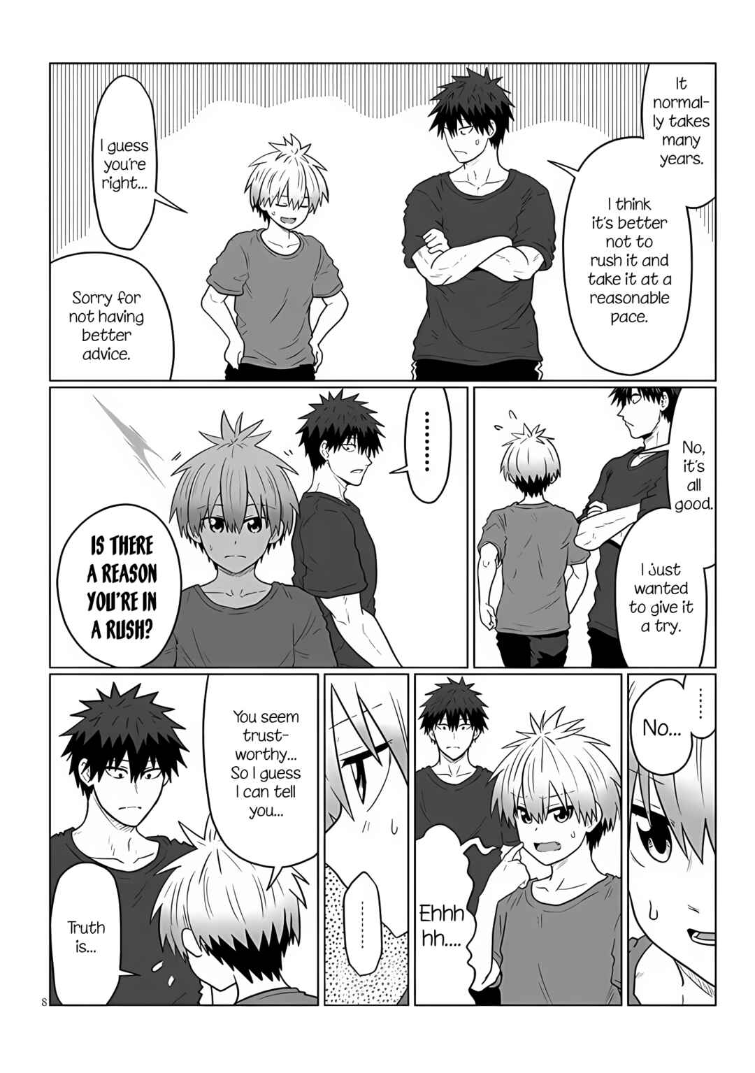 Page 8 Chapter 112 Uzaki-chan wa Asobitai!
