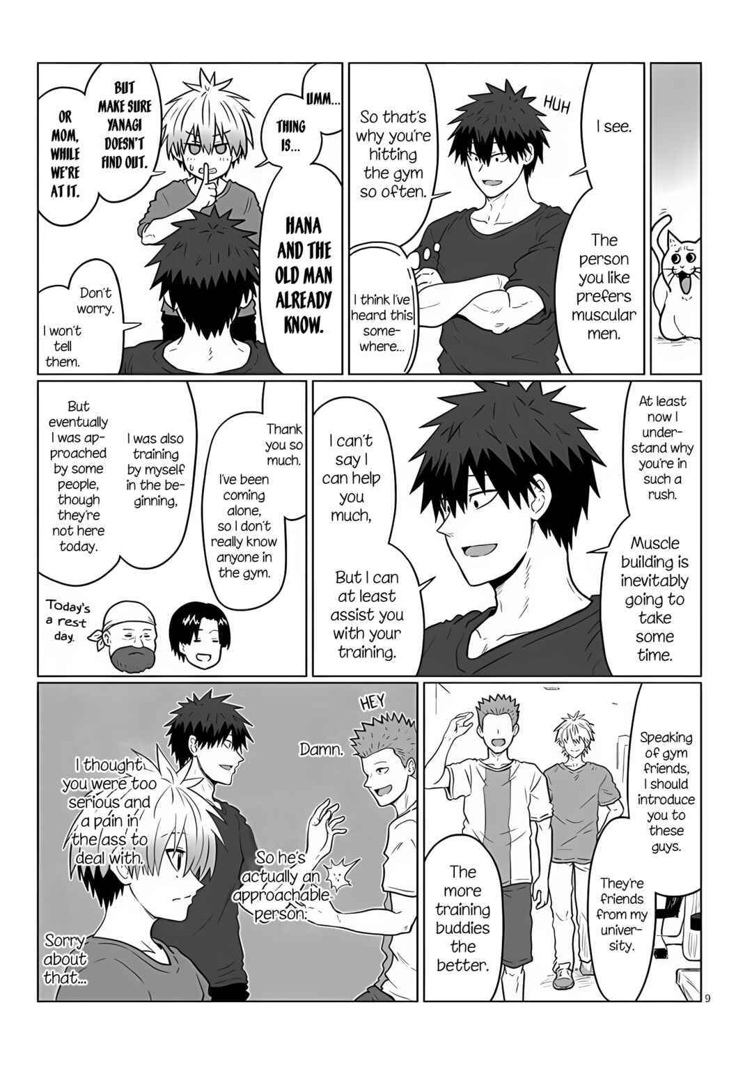 Page 9 Chapter 112 Uzaki-chan wa Asobitai!