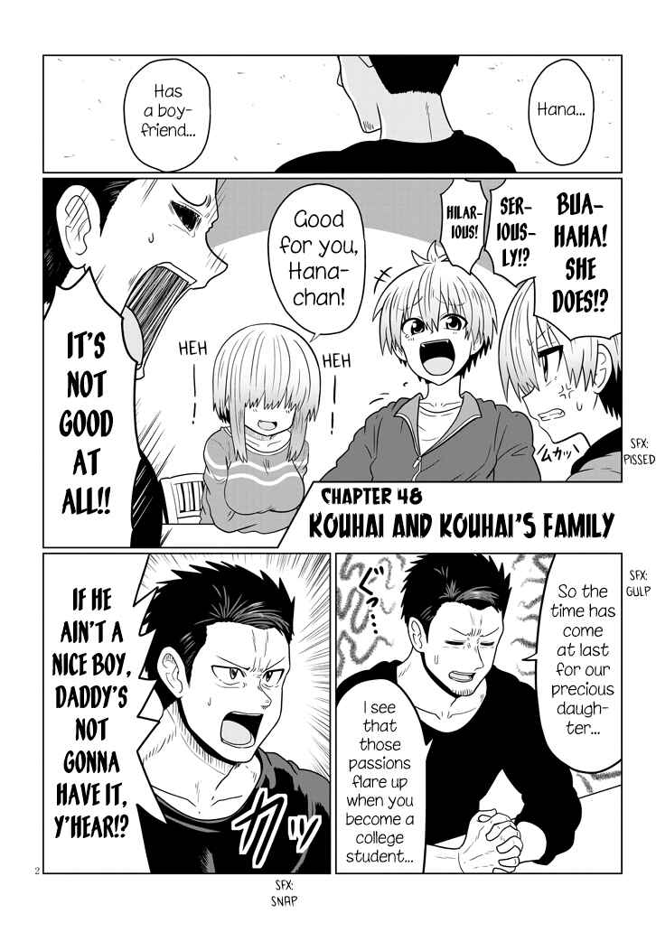 Page 2 Chapter 48 Uzaki-chan wa Asobitai!