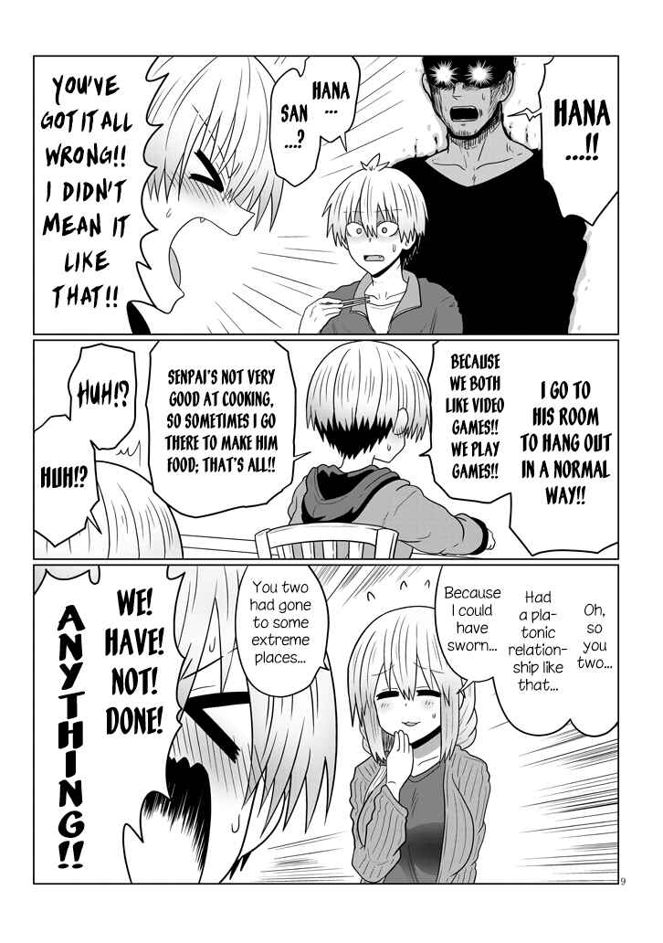 Page 9 Chapter 48 Uzaki-chan wa Asobitai!