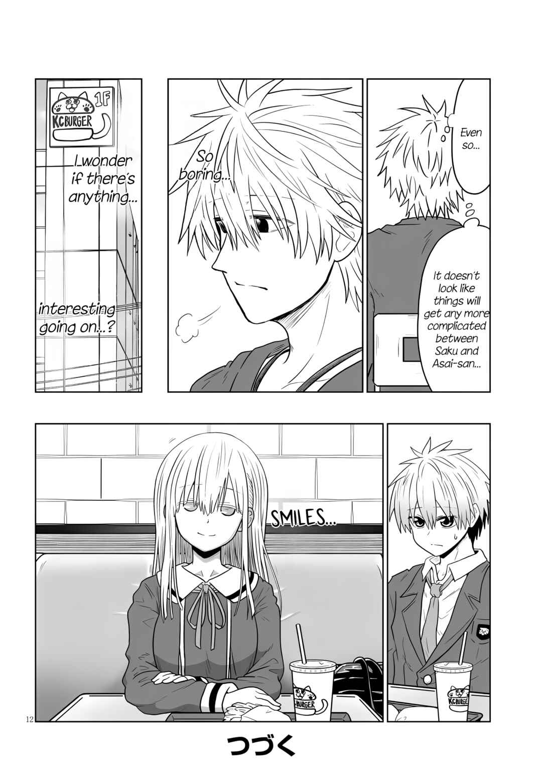 Page 12 Chapter 121 Uzaki-chan wa Asobitai!