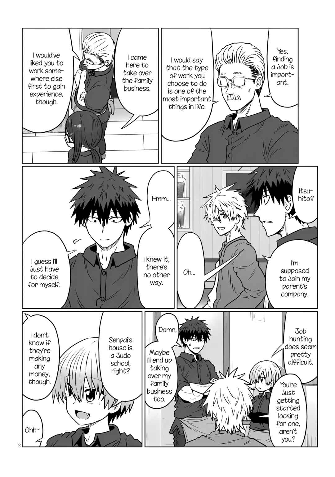 Page 2 Chapter 121 Uzaki-chan wa Asobitai!