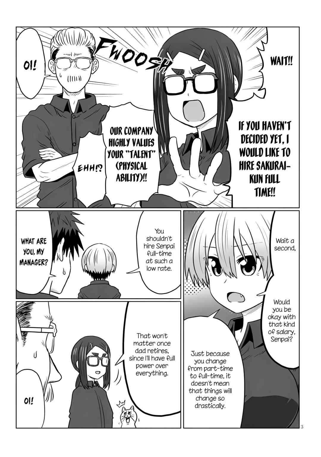 Page 3 Chapter 121 Uzaki-chan wa Asobitai!