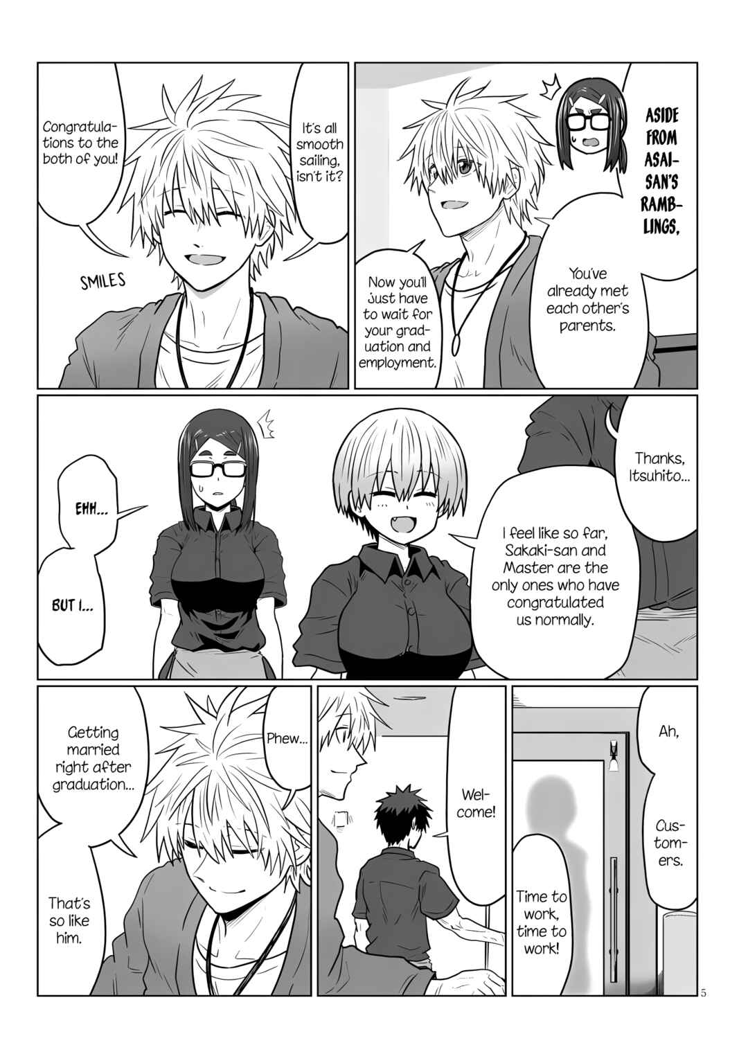 Page 5 Chapter 121 Uzaki-chan wa Asobitai!