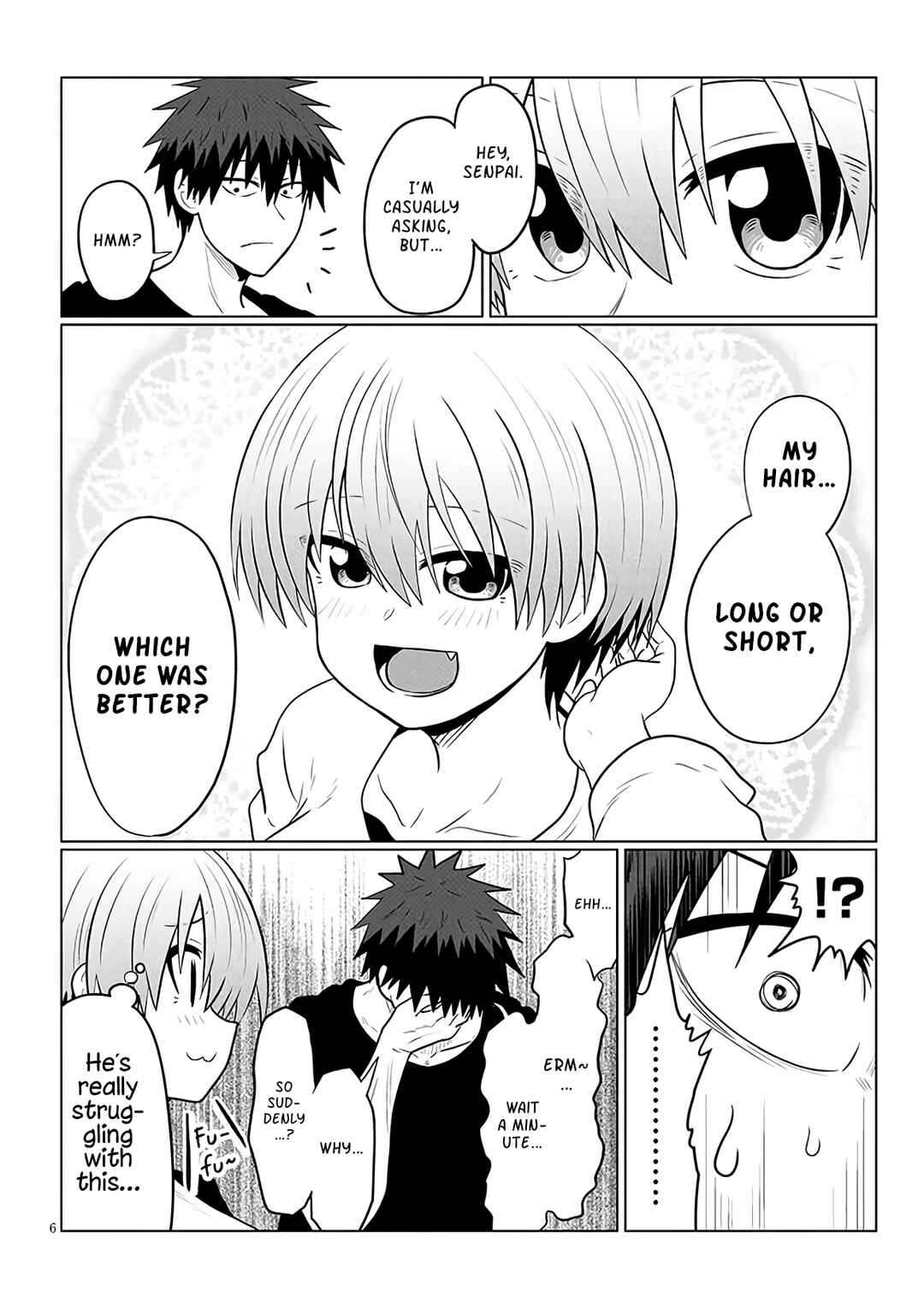 Page 6 Chapter 125 Uzaki-chan wa Asobitai!