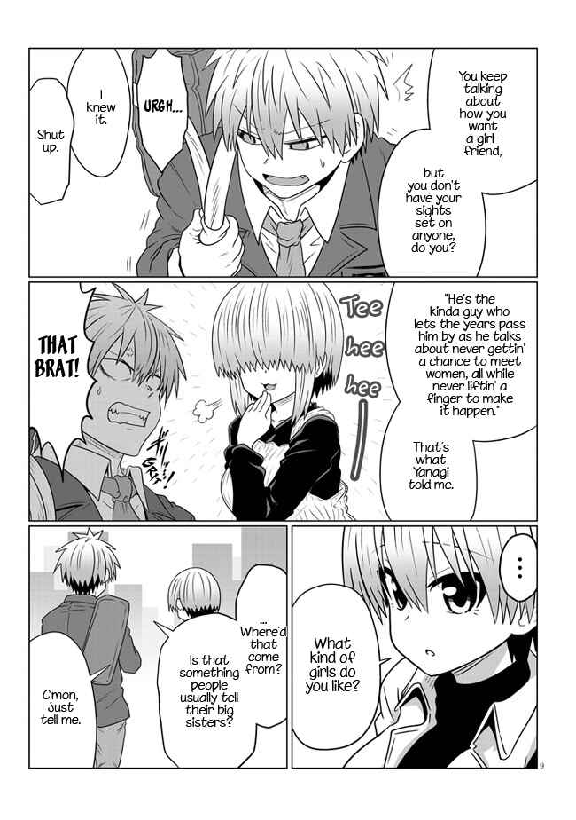 Page 9 Chapter 81 Uzaki-chan wa Asobitai!