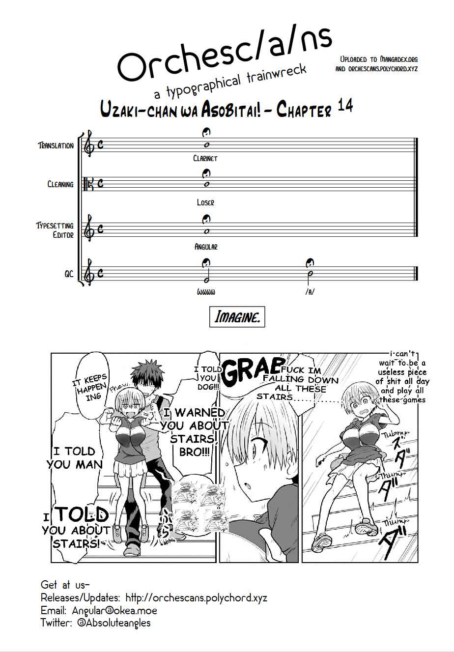Page 9 Chapter 14 Uzaki-chan wa Asobitai!