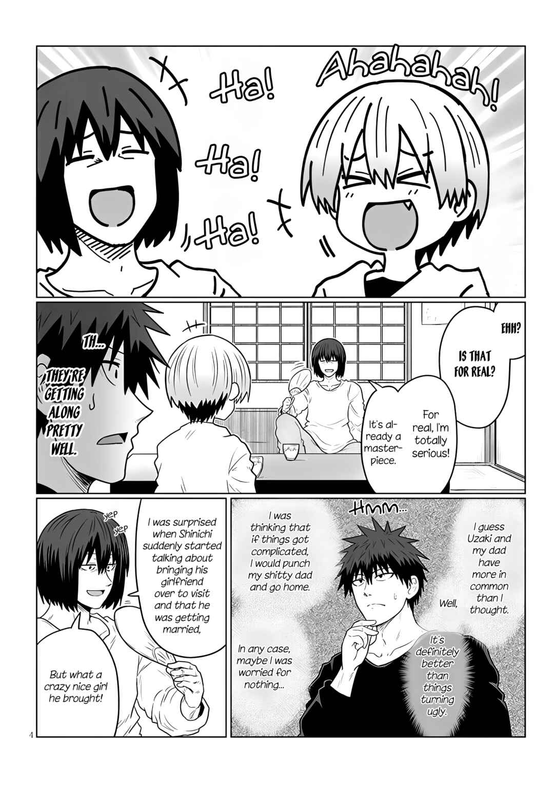 Page 4 Chapter 118 Uzaki-chan wa Asobitai!