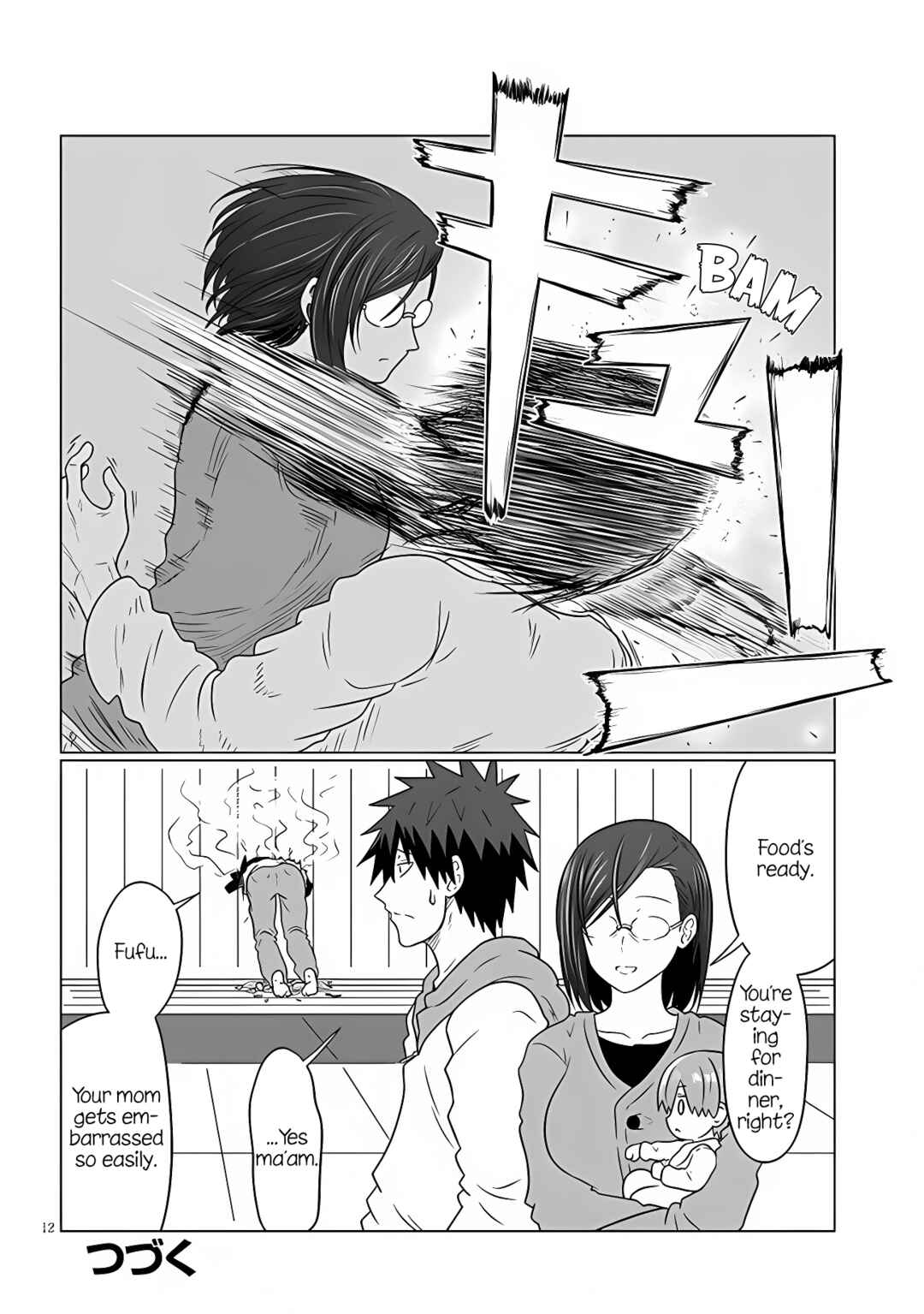 Page 12 Chapter 103 Uzaki-chan wa Asobitai!