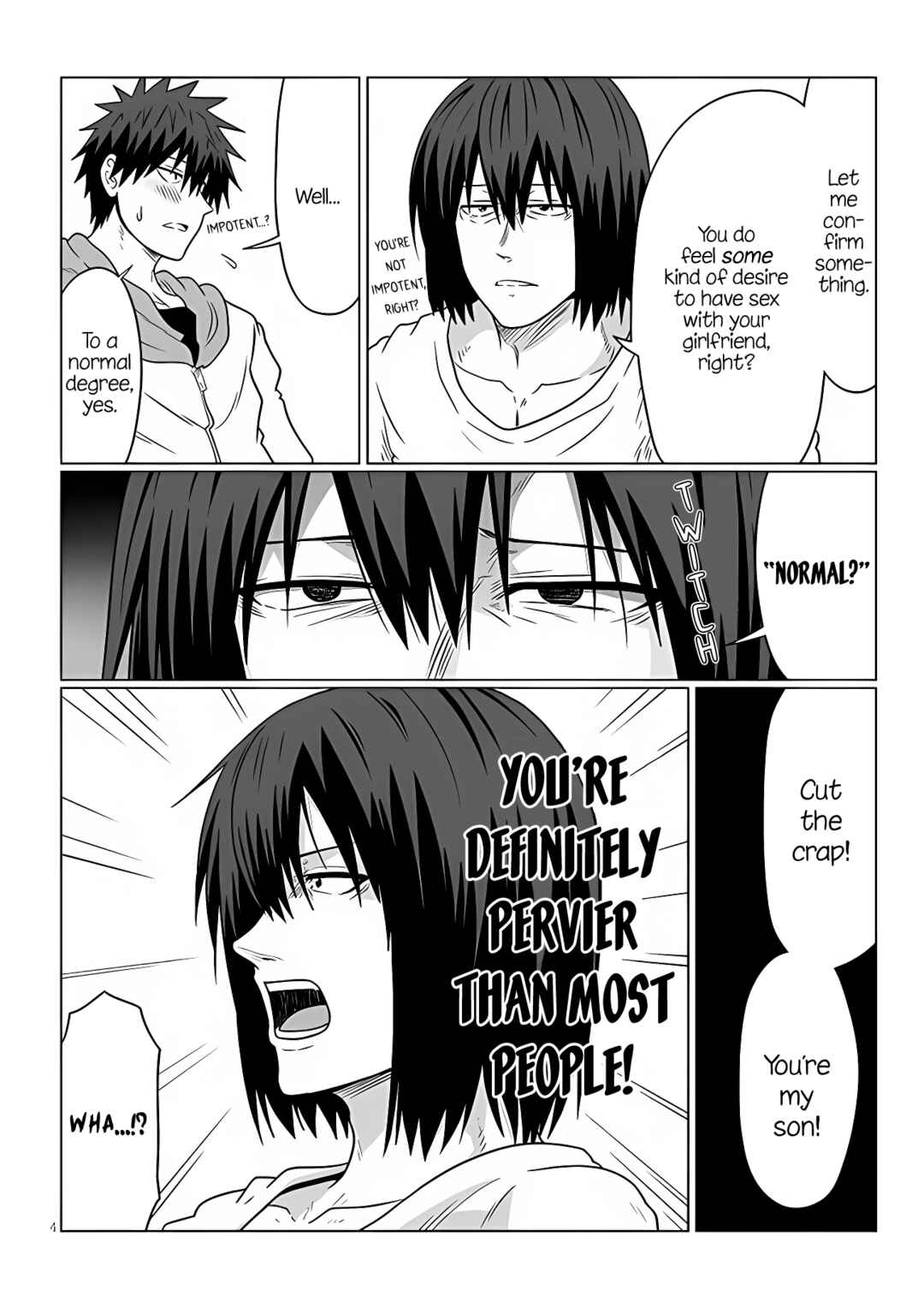 Page 4 Chapter 103 Uzaki-chan wa Asobitai!