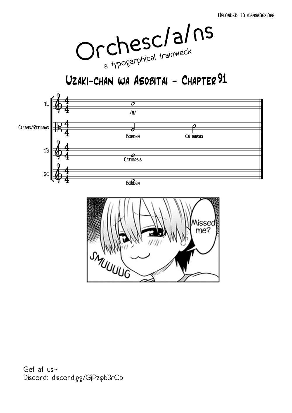 Page 8 Chapter 91.1 Uzaki-chan wa Asobitai!