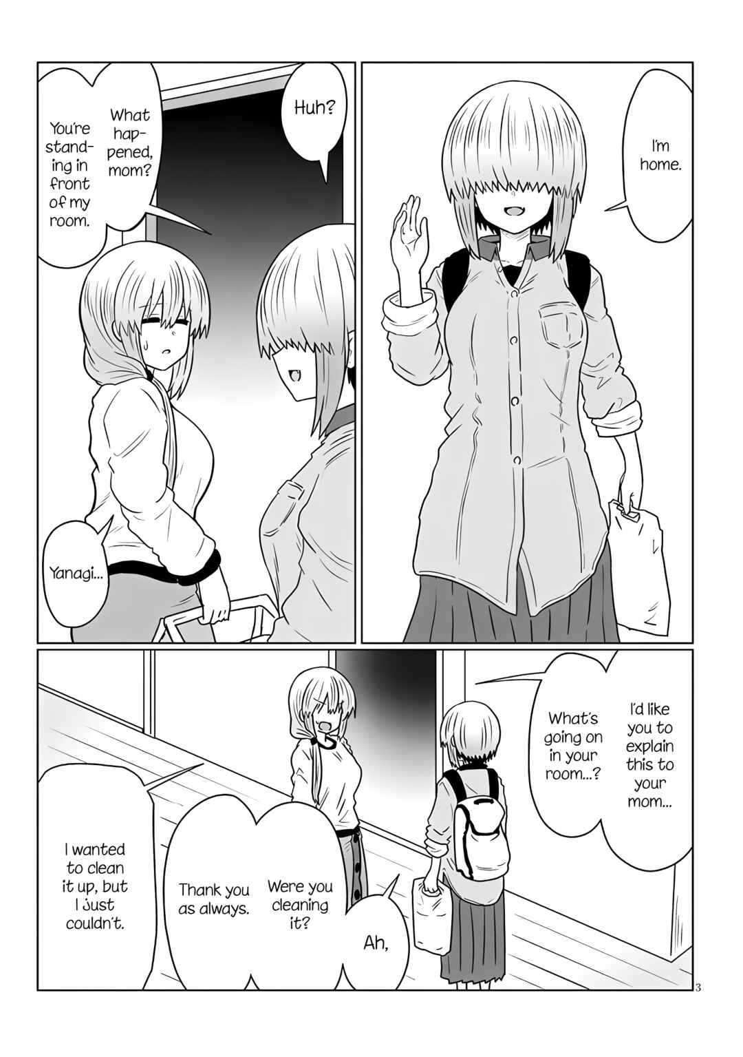 Page 3 Chapter 116 Uzaki-chan wa Asobitai!