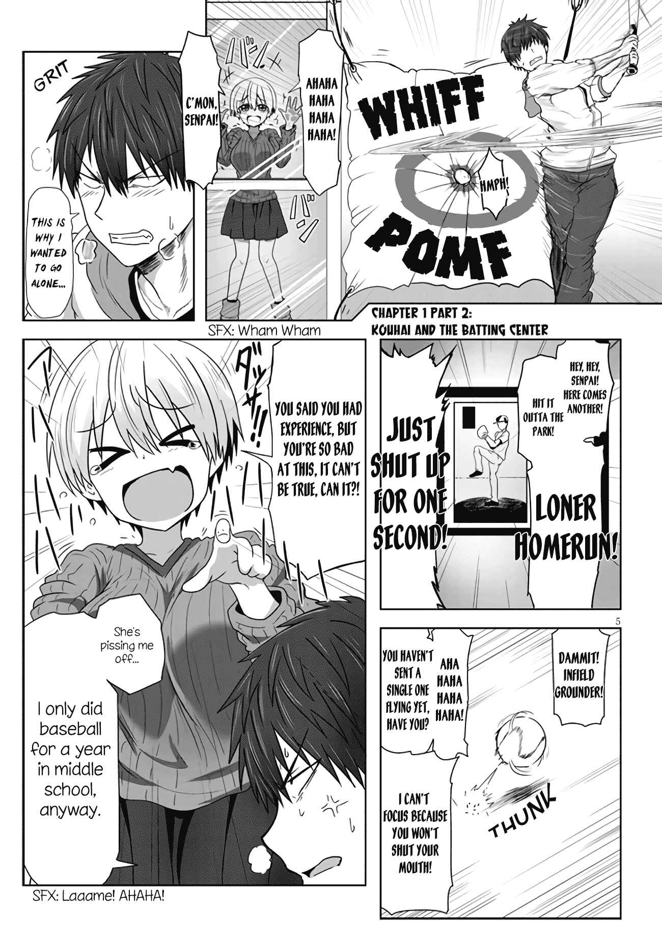 Page 1 Chapter 1.2 Uzaki-chan wa Asobitai!