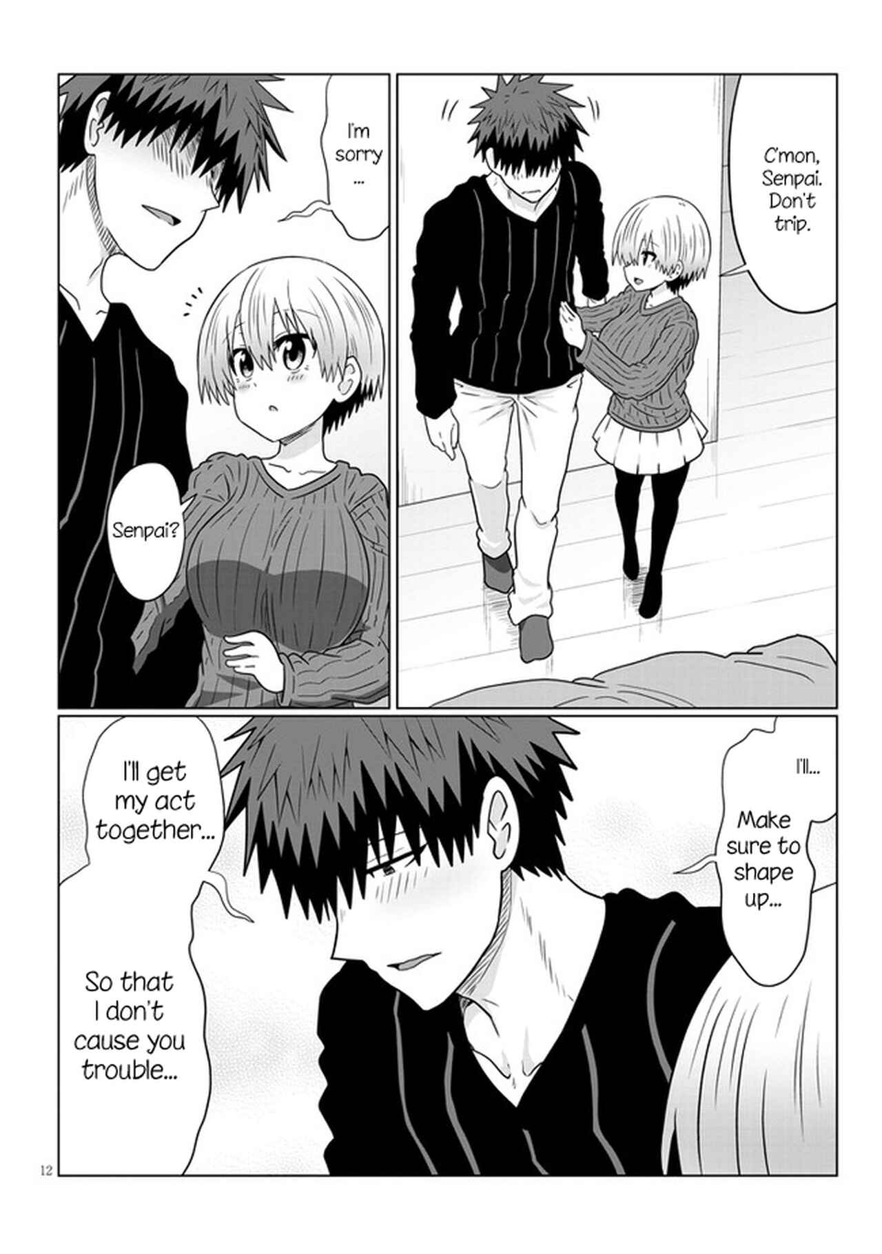 Page 12 Chapter 67 Uzaki-chan wa Asobitai!
