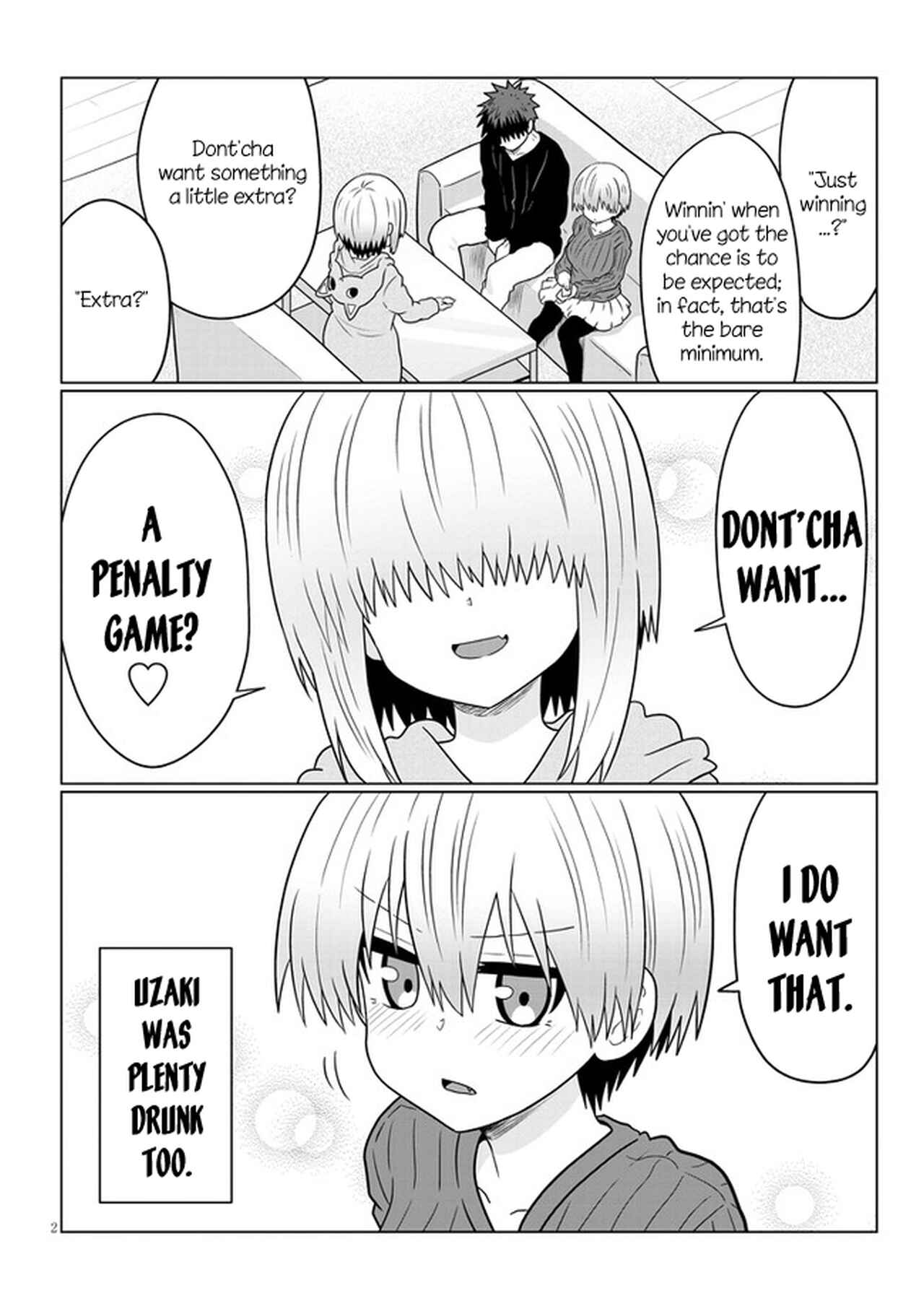 Page 2 Chapter 67 Uzaki-chan wa Asobitai!