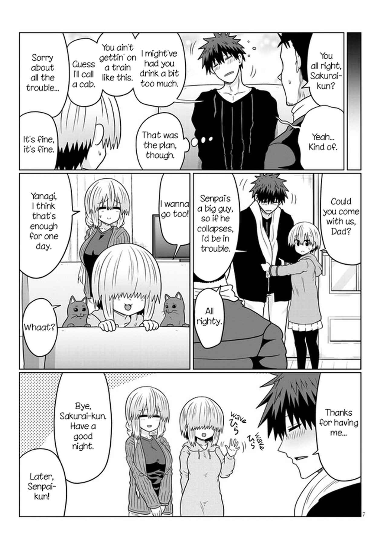 Page 7 Chapter 67 Uzaki-chan wa Asobitai!