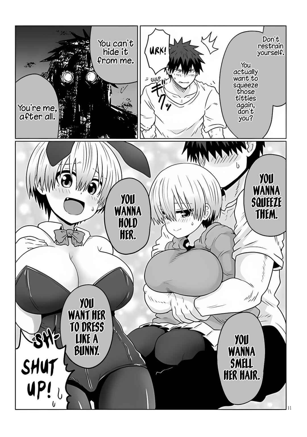 Page 11 Chapter 101 Uzaki-chan wa Asobitai!