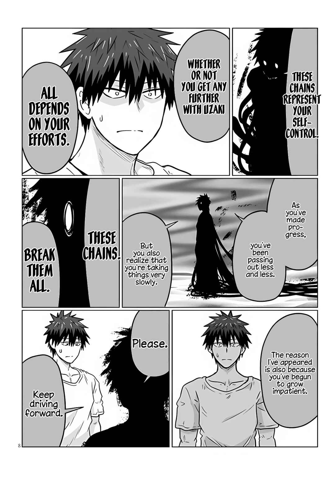 Page 8 Chapter 101 Uzaki-chan wa Asobitai!