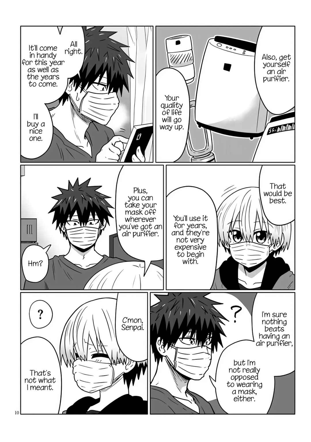 Page 10 Chapter 96 Uzaki-chan wa Asobitai!
