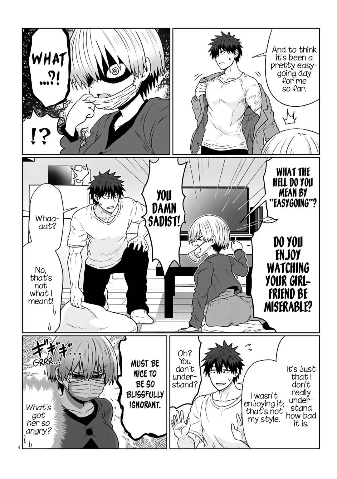 Page 4 Chapter 96 Uzaki-chan wa Asobitai!