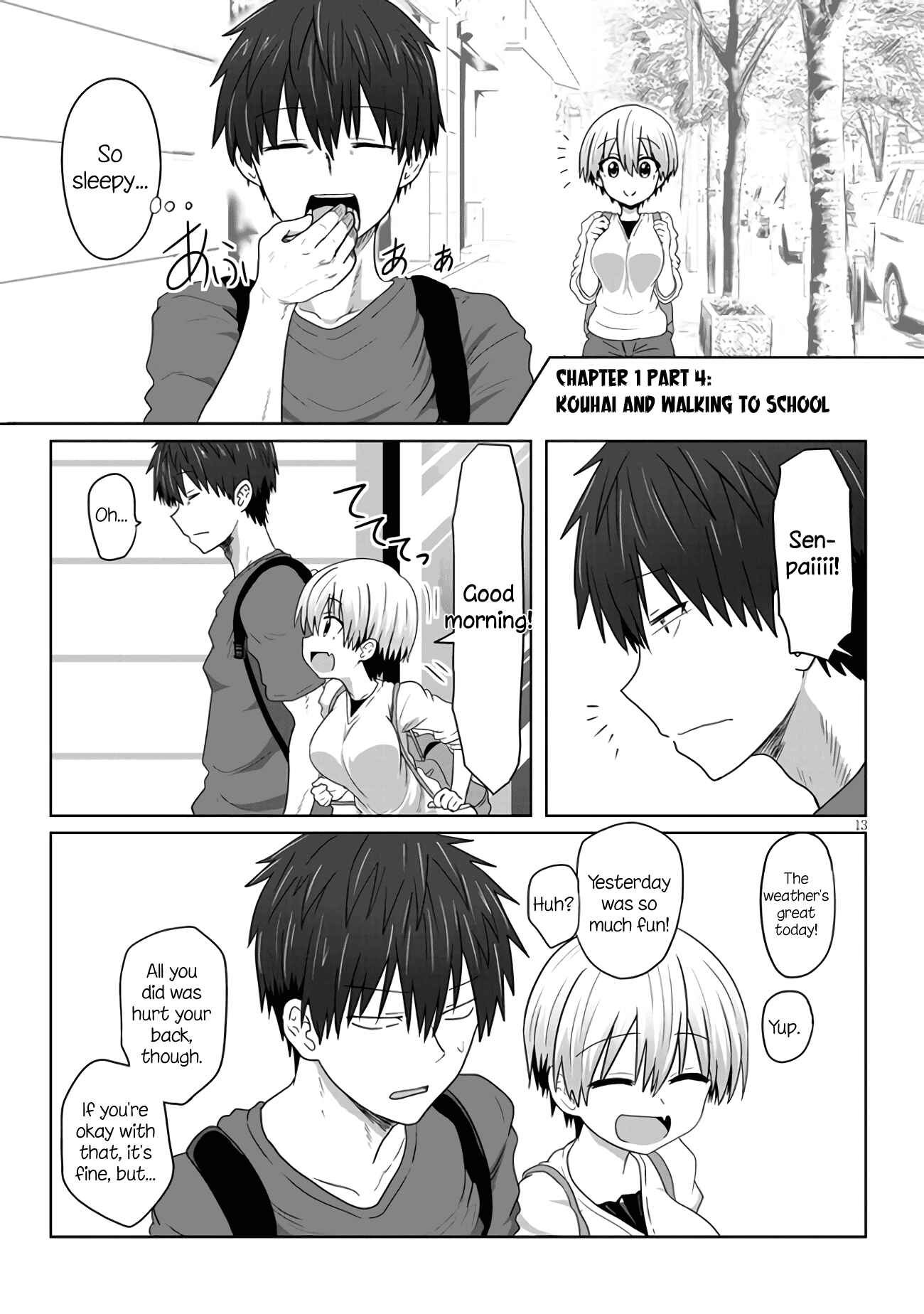 Page 1 Chapter 1.4 Uzaki-chan wa Asobitai!