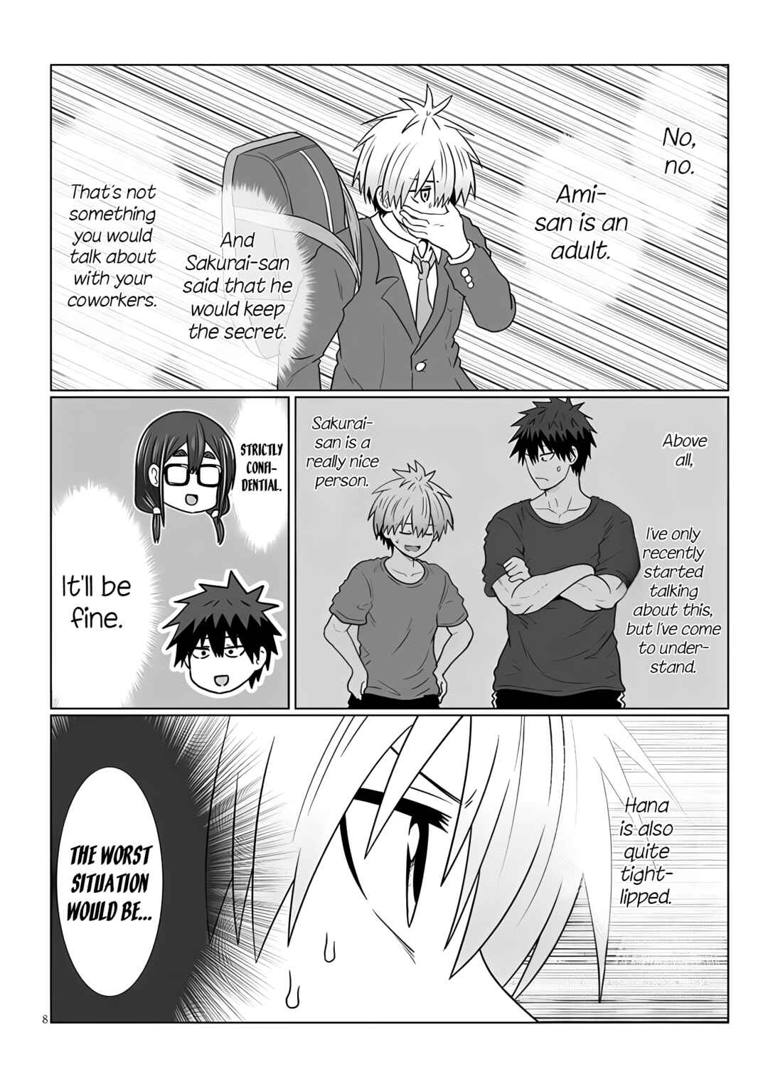 Page 8 Chapter 120 Uzaki-chan wa Asobitai!