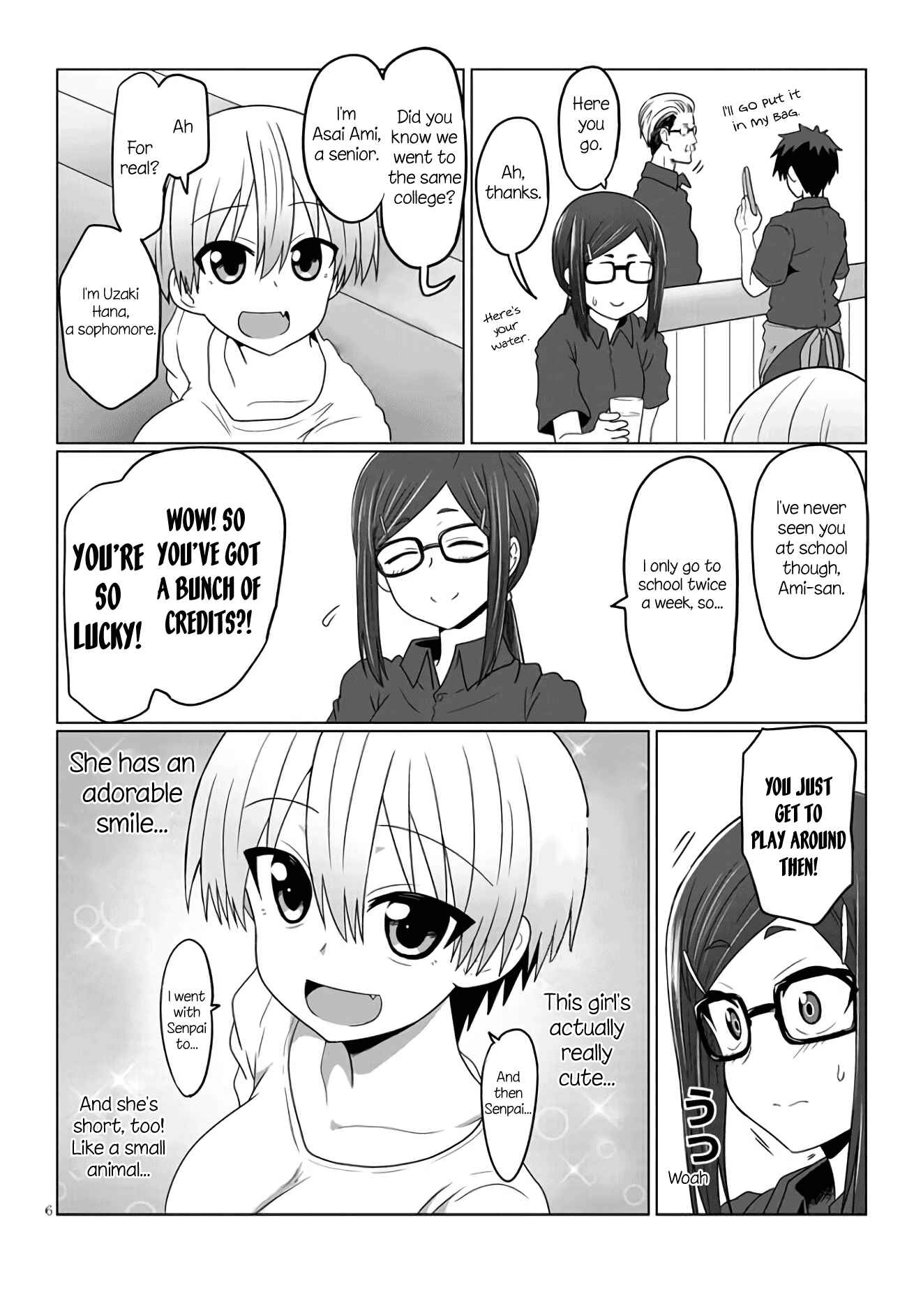 Page 6 Chapter 7 Uzaki-chan wa Asobitai!