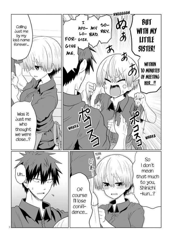 Page 8 Chapter 55 Uzaki-chan wa Asobitai!