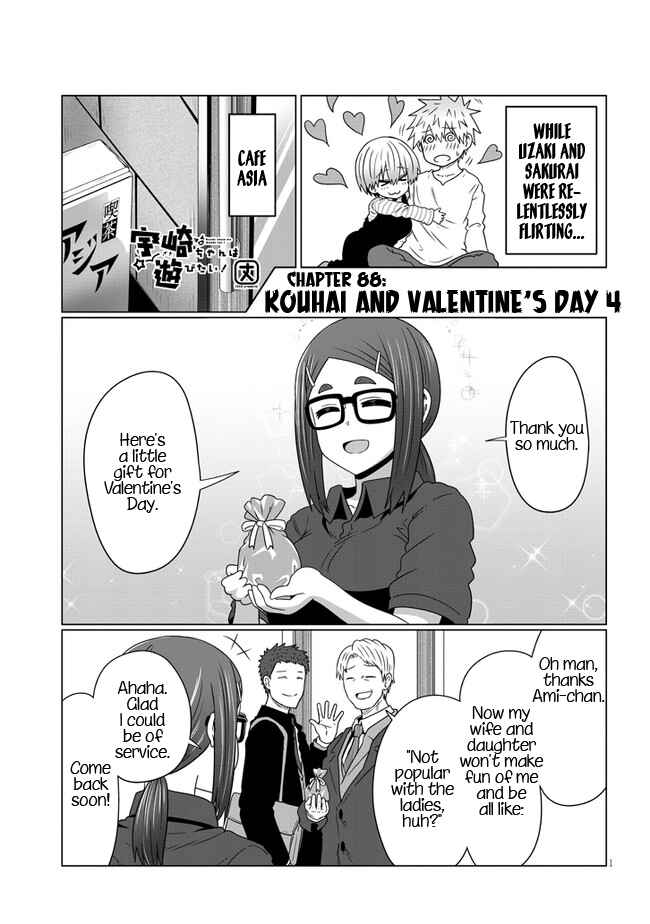 Page 1 Chapter 88 Uzaki-chan wa Asobitai!