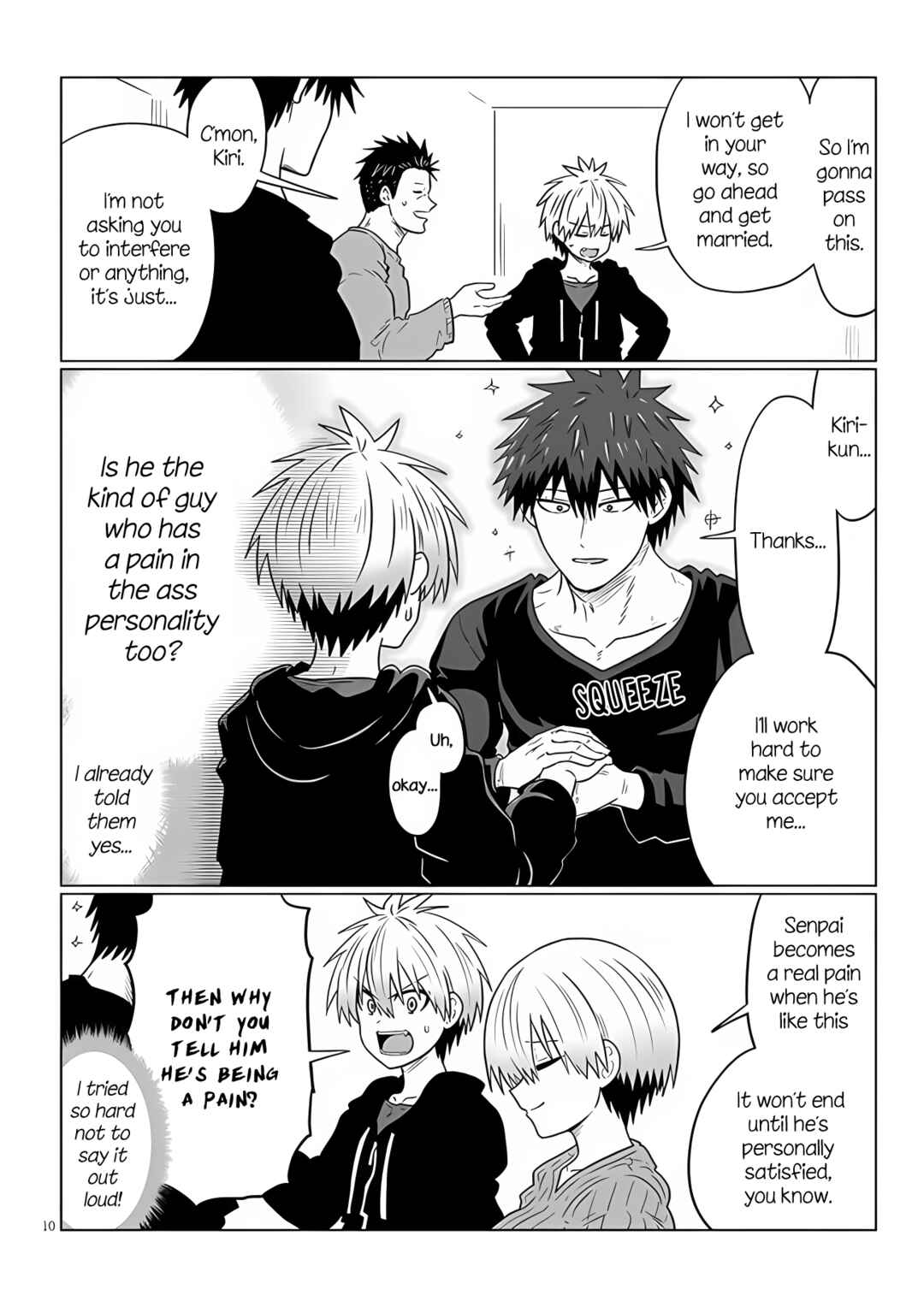 Page 10 Chapter 109 Uzaki-chan wa Asobitai!