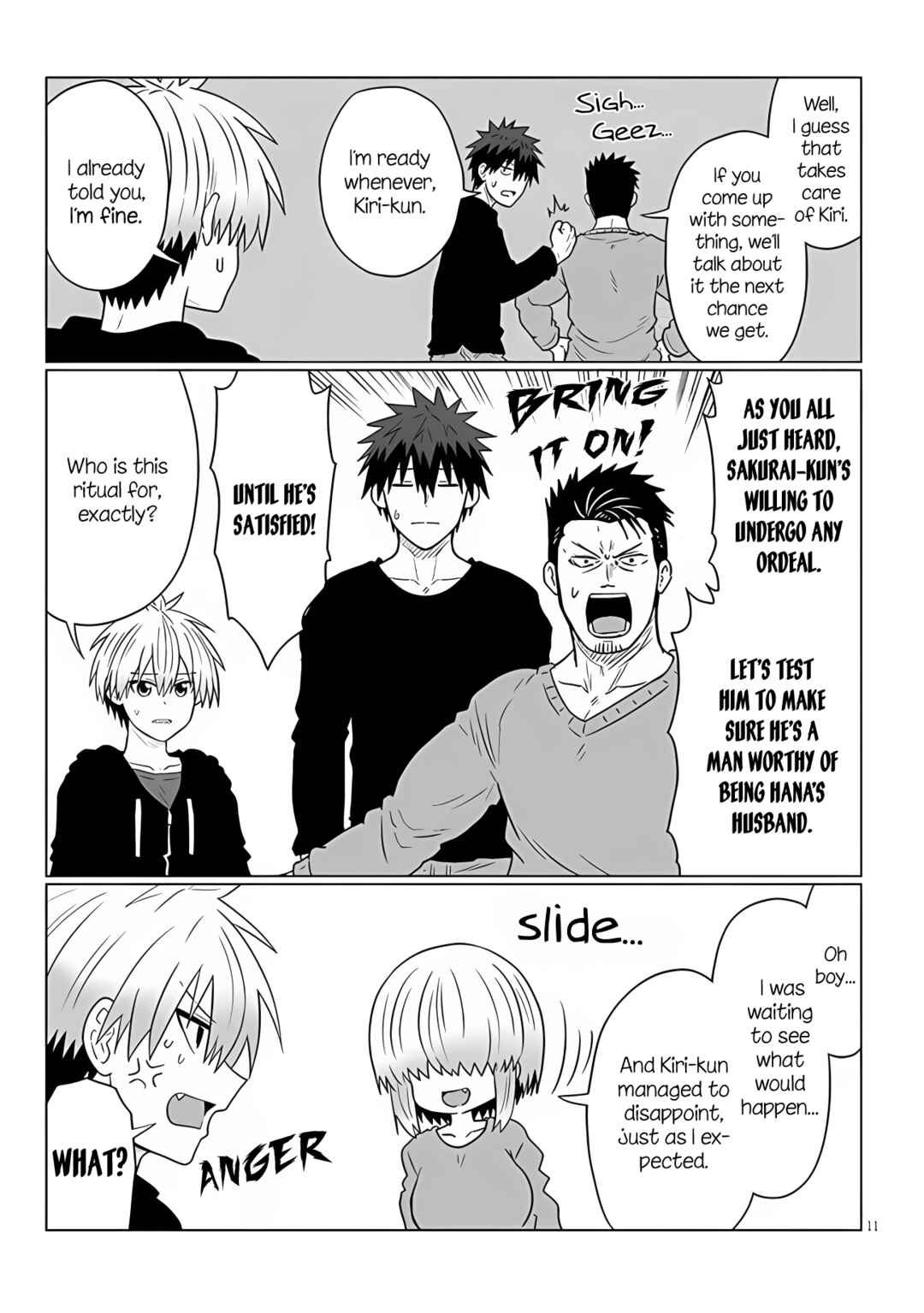 Page 11 Chapter 109 Uzaki-chan wa Asobitai!