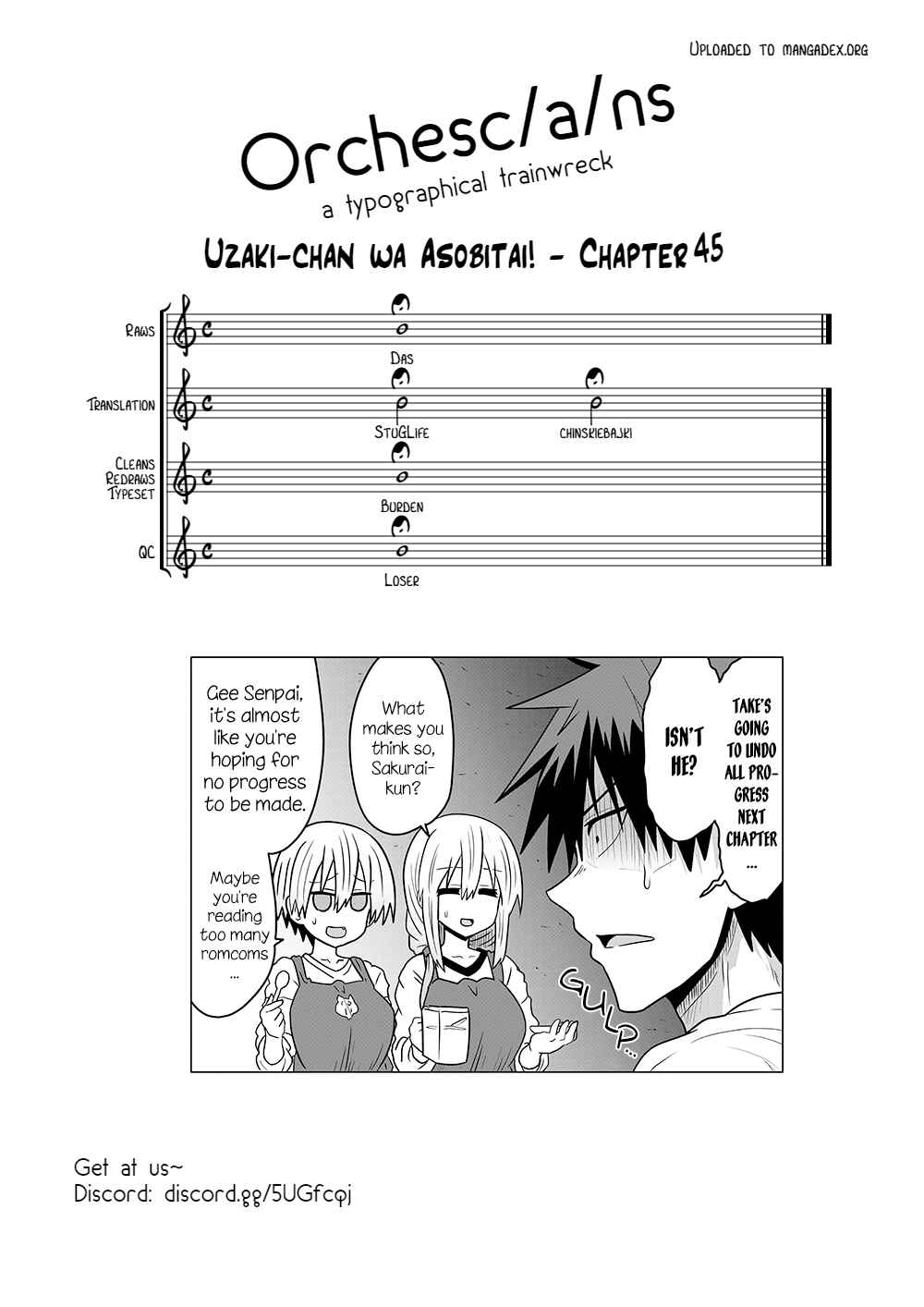 Page 15 Chapter 45 Uzaki-chan wa Asobitai!