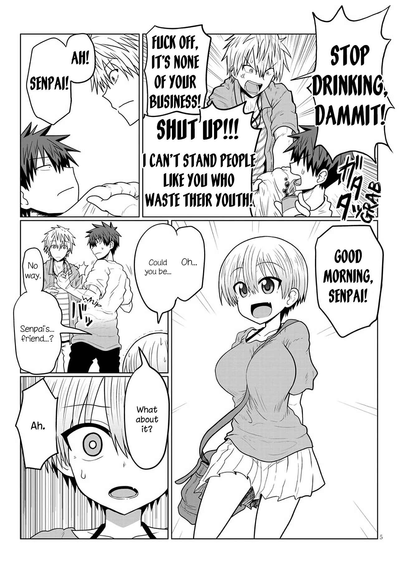 Page 5 Chapter 15 Uzaki-chan wa Asobitai!