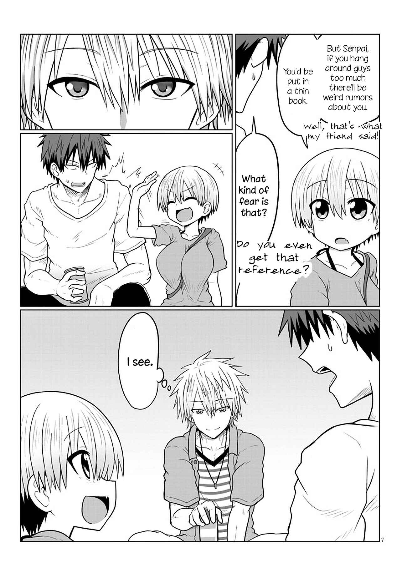 Page 7 Chapter 15 Uzaki-chan wa Asobitai!