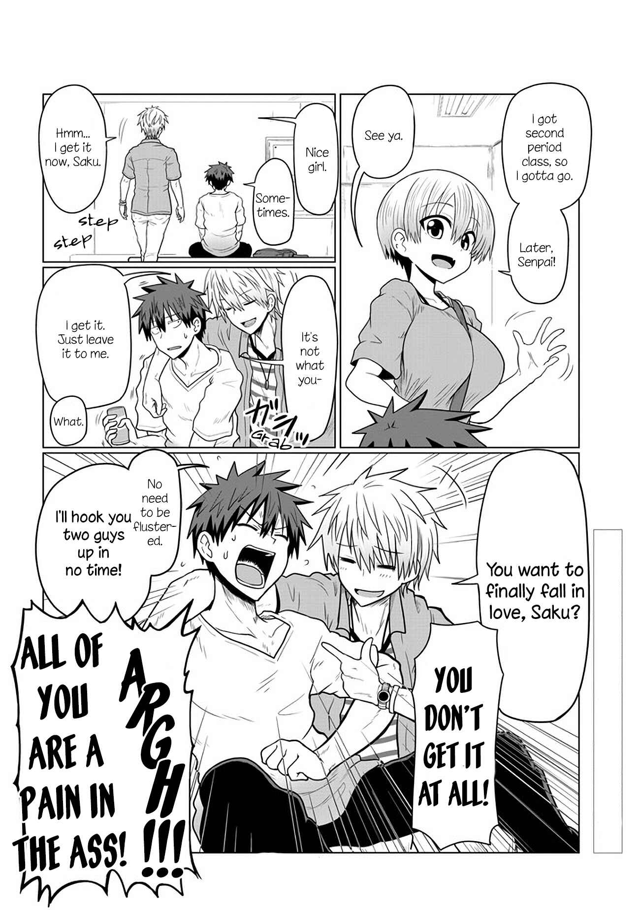 Page 8 Chapter 15 Uzaki-chan wa Asobitai!