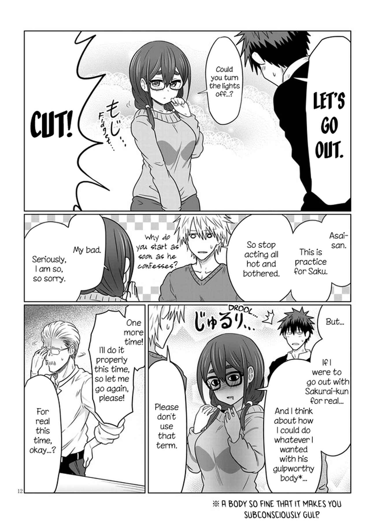 Page 12 Chapter 70 Uzaki-chan wa Asobitai!