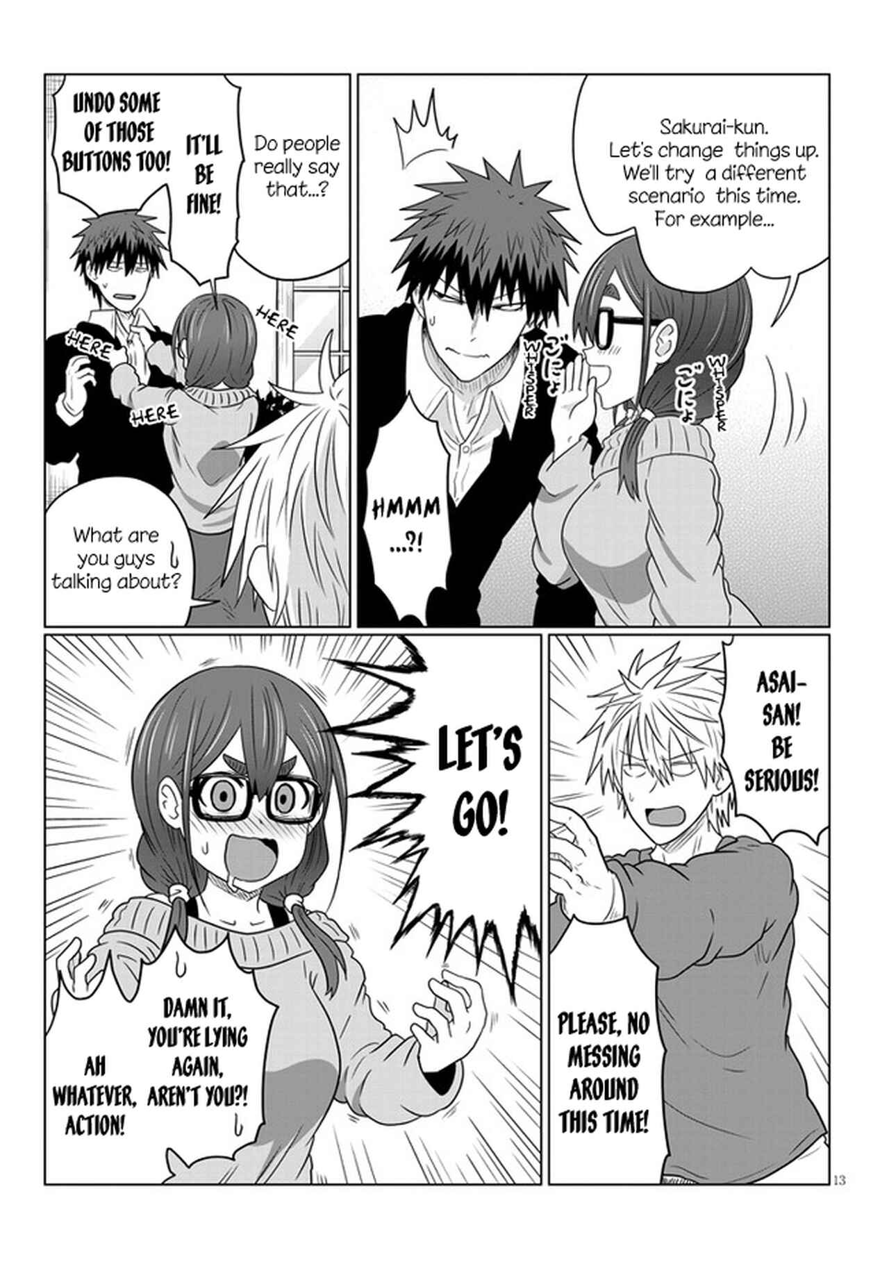 Page 13 Chapter 70 Uzaki-chan wa Asobitai!