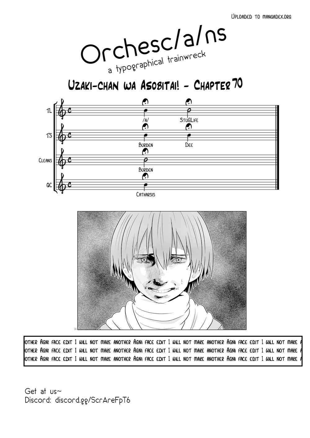 Page 17 Chapter 70 Uzaki-chan wa Asobitai!