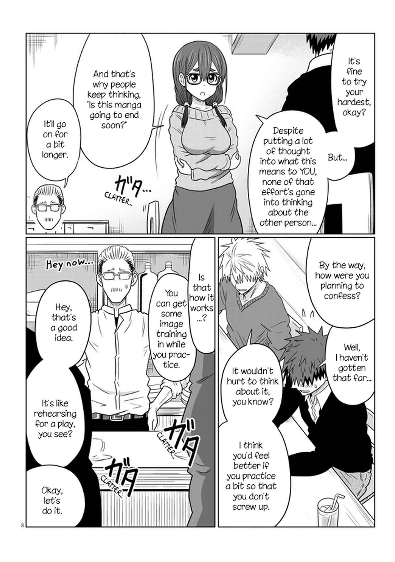 Page 8 Chapter 70 Uzaki-chan wa Asobitai!