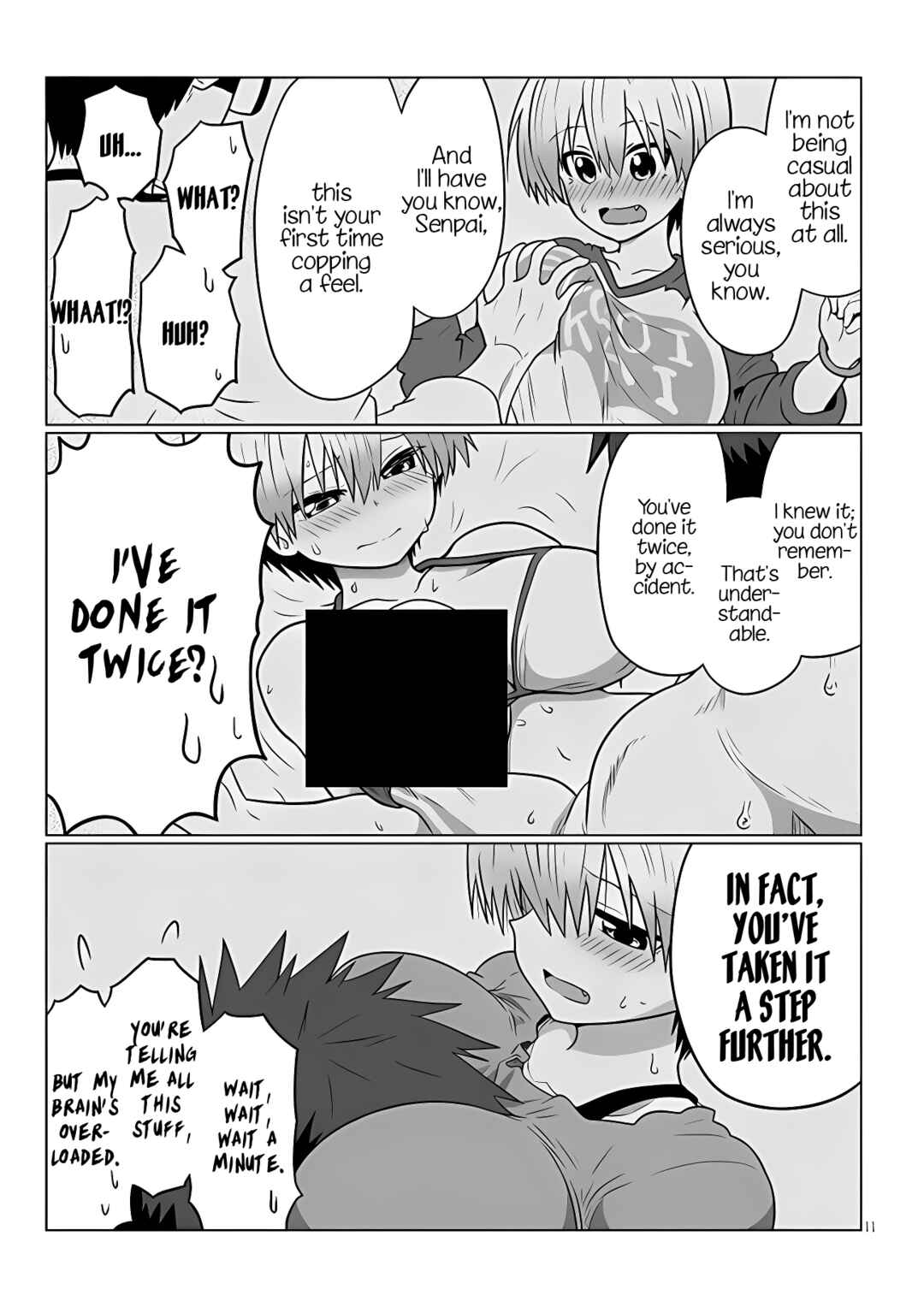 Page 10 Chapter 100 Uzaki-chan wa Asobitai!